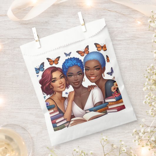 Freundschaft und Worte Geschenktütchen (Ausgeschnitten)