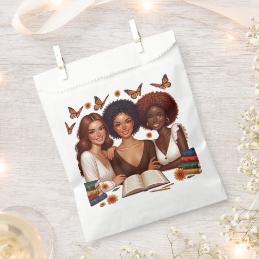 Freundschaft und Worte Geschenktütchen (Ausgeschnitten)