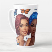 Freundschaft und Worte Milchtasse (Linke Ecke)