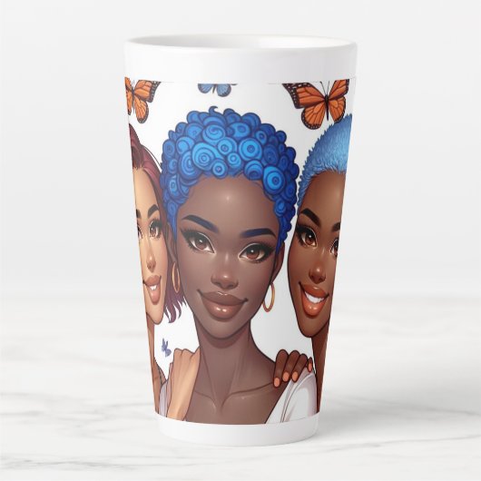 Freundschaft und Worte Milchtasse (Vorderseite)