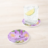 Freundschaft! Untersetzer Sandstein Lila Rhodies (Seite)