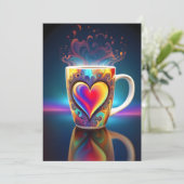 Freundschaft Valentine Feiertagskarte (Stehend Vorderseite)