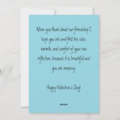 Freundschaft Valentine Feiertagskarte (Rückseite)