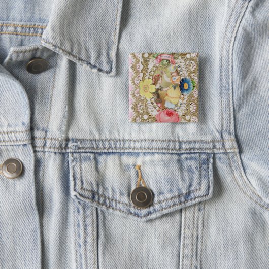 Freundschaft, Valentinsgrußkarte, c.1870 Button (Beispiel)