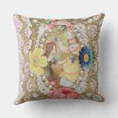 Freundschaft, Valentinsgrußkarte, c.1870 Kissen (Rückseite)