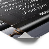 Freundschaft verbessert Glück Poster (Ecke)