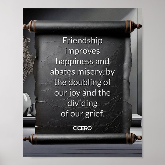 Freundschaft verbessert Glück Poster (Vorne)