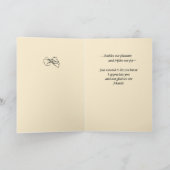 Freundschaft Vintager Mädchen in Hats Holding Hand Karte (Innenseite)