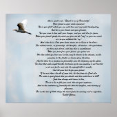 Freundschaft von Kahlil Gibran Poster (Vorne)