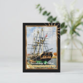 Freundschaft von Salem, Massachusetts Postkarte (Stehend Vorderseite)