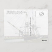 Freundschaft von Salem, Massachusetts Postkarte (Rückseite)