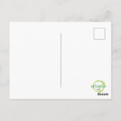 'Freundschaft wärmt das Herz' Postkarte (Rückseite)