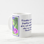 Freundschaft - Winden-Tasse Kaffeetasse (Vorderseite Links)