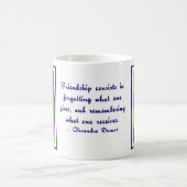 Freundschaft - Winden-Tasse Kaffeetasse (Mittel)