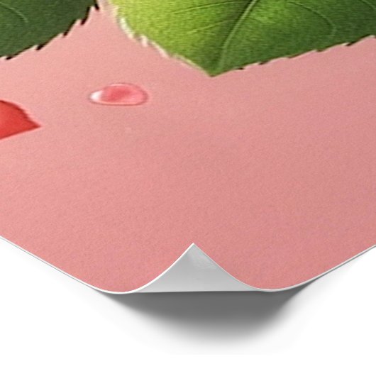 Freundschaft Yellow Rose Poster (Ecke)