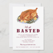 Freundschaft zum Abendessen am Erntedank Einladung (Vorderseite)