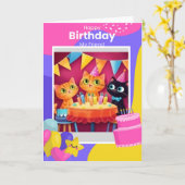 Freundschaft zum Geburtstag Karte (Gelbe Blume)