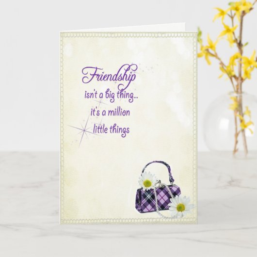 Freundschaft zum Geburtstag Karte (Gelbe Blume)