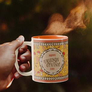 Freundschaft Zweifarbige Tasse