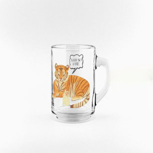 Freundschaft zwischen Tiger und Bunny - Süße Tier Mattglastasse