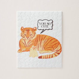Freundschaft zwischen Tiger und Bunny - Süße Tier  Puzzle