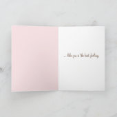 Freundschaft zwischen Wasserfarbe und Teddy Bear Karte (Innenseite)