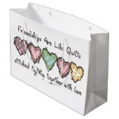 Freundschaften Große Geschenktüte (Rückseite Schrägansicht)