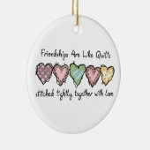 Freundschaften Keramik Ornament (Rechts)