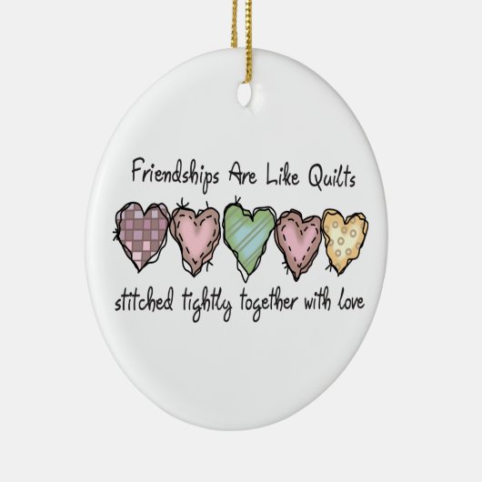 Freundschaften Keramik Ornament (Rechts)