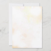 Freundschaftliche Dinner Pumpkin Fall Floral Einladung (Rückseite)