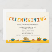 Freundschaftliche Party Einladung (Vorne/Hinten)
