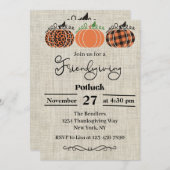 Freundschaftliche Party Einladung (Vorne/Hinten)