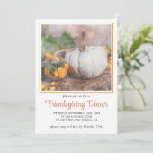 Freundschaftliches Abendessen Einladung (Stehend Vorderseite)