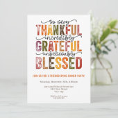 Freundschaftliches Herbstfest Party Einladung (Stehend Vorderseite)