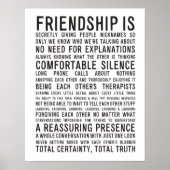Freundschaftposter Poster (Vorne)