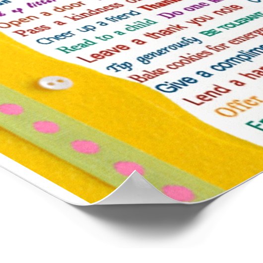 Freundschaftposter Poster (Ecke)