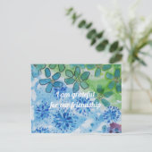 Freundschafts-Anerkennung Postkarte (Stehend Vorderseite)