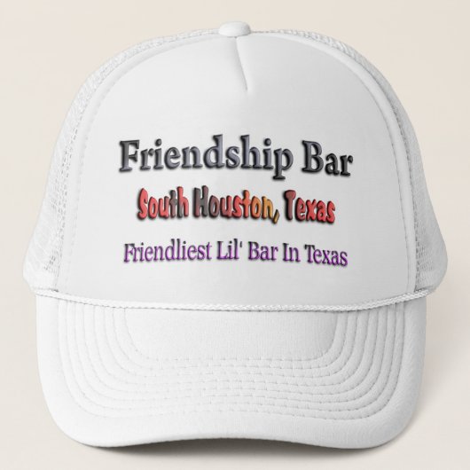 Freundschafts-Bar Truckerkappe (Vorderseite)