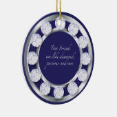 Freundschafts-Diamanten Keramik Ornament (Rechts)