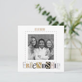 Freundschafts-Einladungen Einladung (Stehend Vorderseite)