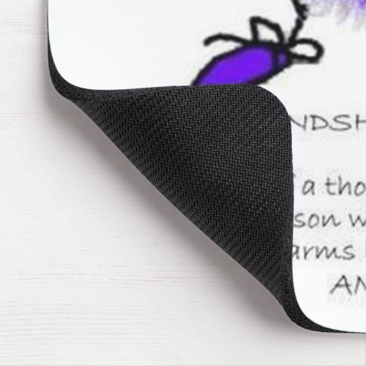 Freundschafts-Gebets-Mausunterlage Mousepad (Ecke)