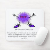 Freundschafts-Gebets-Mausunterlage Mousepad (Mit Mouse)