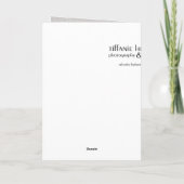 Freundschafts-/Geburtstagskarte für Frau Karte (Rückseite)