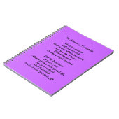 Freundschafts-Gedicht-Anmerkungs-Buch-Zeitschrift Notizblock (Linke Seite)