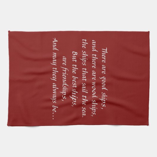 Freundschafts-Geschirrtuch Geschirrtuch (Horizontal)