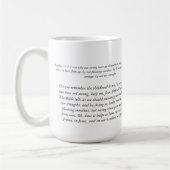 Freundschafts-Hingabe-Kaffee-Tasse Kaffeetasse (Links)