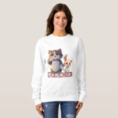 Freundschafts-Hoodie Sweatshirt (Vorne ganz)