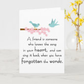 Freundschafts-Karte Karte (Gelbe Blume)