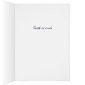 Freundschafts-Karte mit lila Blumen (Innen (Rechts))