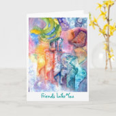 Freundschafts-Karten Karte (Gelbe Blume)